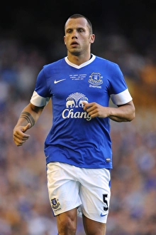 Pre Season Friendly - Everton V AEK Athens - Goodison Park Prints: John Heitinga Leads Everton in Pre-Season Clash against AEK Athens at Goodison Park