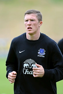 Season 2012-13 Prints: John Lundstram Leads Everton Reserves at Firhill Stadium: Pre-Season Friendly Against Partick Thistle