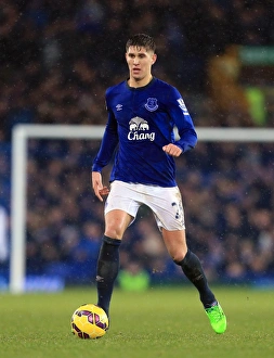 Everton V Stoke City - Goodison Park Prints: John Stones in Action: Everton vs Stoke City, Premier League - Goodison Park