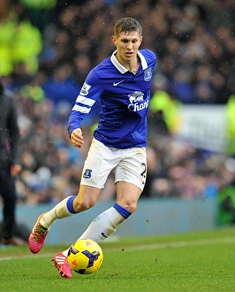 Everton 2 V Aston Villa 1 : Goodison Park : 01-02-2014 Prints: John Stones Header: Everton Secures Win Against Aston Villa (01-02-2014, Goodison Park)