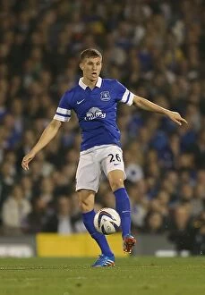 Capital One Cup : Round 3 : Fulham 1 v Everton 2 : Craven Cottage : 24-09-2013 Collection: John Stones Leading Performance: Everton's Victory in the Capital One Cup Third Round at Craven