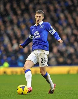Images Dated 1st February 2014: John Stones Shines: Everton's 2-1 Victory Over Aston Villa (01-02-2014)