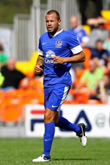 Keith Southern Testimonial - Blackpool V Everton - Bloomfield Road Prints: Johnny Heitinga Leads Everton in Keith Southern's Testimonial Match vs