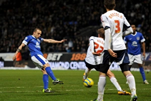 FA Cup : Round 4 : Bolton Wanderers 1 V Everton 2 : Reebok Stadium : 26-01-2013 Prints: Johnny Heitinga Scores Everton's Second Goal Against Bolton Wanderers in FA Cup (2013)