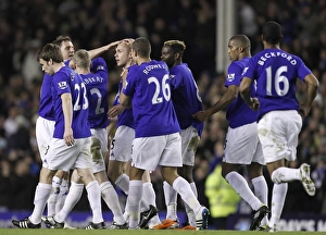 09 Mar 2011 Everton V Birmingham City Prints: Johnny Heitinga's Dramatic Equalizer: Everton's Comeback at Goodison Park (09 Mar 2011 vs Birmingham City)