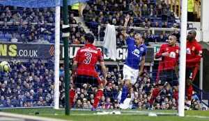 Images Dated 7th January 2012: Johnny Heitinga's FA Cup Goal: Everton's Triumph over Tamworth (07.01.2012)