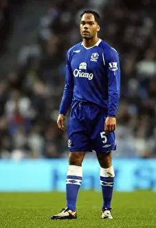 Man City V Everton Prints: Joleon Lescott: Everton's Unforgettable Football Star (08/09 - 13/12/08)