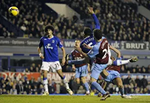 Joleon Lescott Scores Everton's Second Goal Against Aston Villa (7/12/08, Goodison Park)