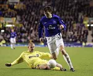 Kevin Kilbane Prints: Kevin Kilbane: Escape Artist on the Field - Dodging Dunne's Tackle