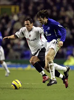 Kevin Kilbane evades Charltons Radostin Kishishev Mandatory Credit