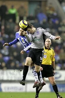 Images Dated 31st January 2006: Kevin Kilbane: A Force to Reckon With - The Thundering Header Victory
