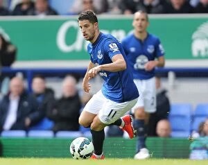 Images Dated 9th May 2015: Kevin Mirallas in Action: Everton vs Sunderland, Barclays Premier League, Goodison Park