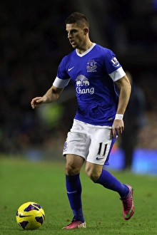 Everton 2 V West Bromwich Albion 1 : Goodison Park : 30-01-2013 Prints: Kevin Mirallas Scores the Thrilling Winner: Everton 2-1 West Bromwich Albion (Barclays Premier League)