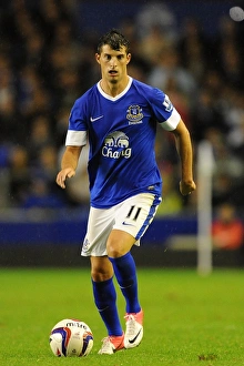 Capital One Cup Prints: Kevin Mirallas's Brilliant Performance Leads Everton to 5-0 Capital One Cup Victory over Leyton Orient (29-08-2012)