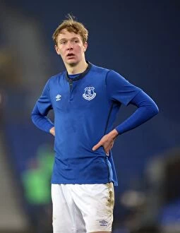 Images Dated 21st January 2015: Kieran Dowell's Star Performance: Everton's FA Youth Cup Victory over Southampton at Goodison Park