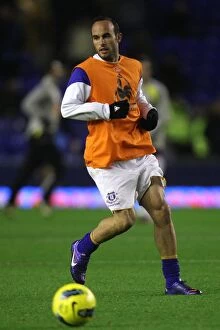 Images Dated 4th January 2012: Landon Donovan in Action: Everton vs Bolton Wanderers (04.01.2012)