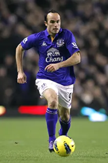 Landon Donovan at Goodison Park: Everton vs Manchester City, Barclays Premier League (January 31, 2012)
