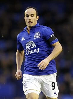 Images Dated 7th January 2012: Landon Donovan's FA Cup Debut for Everton: Everton FC vs Tamworth (07.01.2012) - Goodison Park
