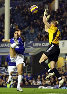 Framed Print : Last-Minute Heartbreak for Arteta: Everton's Thwarted Goal vs Zenit St. Petersburg, UEFA Cup 2007 Framed Print : Last-Minute Heartbreak for Arteta: Everton's Thwarted Goal vs Zenit St. Petersburg, UEFA Cup 2007