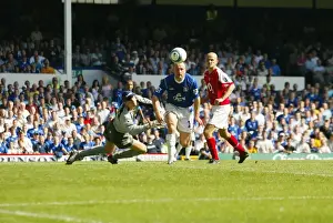 Lee Carsley's Stunner: Everton's Key Moment Against Arsenal (15/8/04), Barclays Premiership Season 04-05