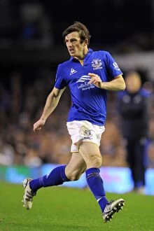 Images Dated 17th December 2011: Leighton Baines in Action: Everton vs Norwich City, Barclays Premier League (17 December 2011)
