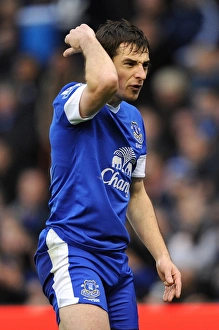 Stoke City 1 V Everton 1 : Britannia Stadium : 15-12-2012 Prints: Leighton Baines in Action: Everton vs Stoke City - 1-1 Draw at Britannia Stadium (December 15)