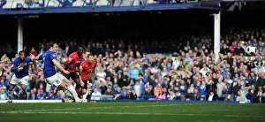 16 April 2011 Everton V Blackburn Rovers Prints: Leighton Baines Scores Everton's Penalty Goal: The Toffees Second Strike vs