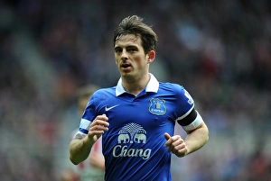 Sunderland 0 V Everton 1 : Stadium Of Light : 12-04-2014 Prints: Leighton Baines Scores the Winning Goal: Everton's Triumph over Sunderland in the Barclays Premier League (April 12)