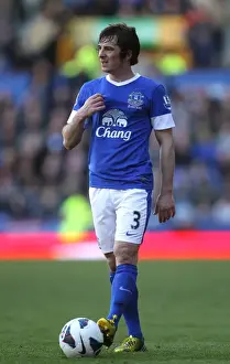 Everton 1 V Fulham 0 : Goodison Park : 27-04-2013 Prints: Leighton Baines Star Performance: Everton's 1-0 Win Against Fulham (Barclays Premier League)