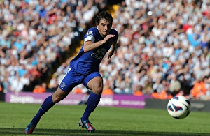 West Bromwich Albion 2 V Everton 0 : The Hawthorns : 01-09-2012 Prints: Leighton Baines Unforgettable Performance: Everton's Triumph over West Bromwich Albion (01-09-2012)