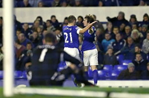 Everton 2 V West Bromwich Albion 1 : Goodison Park : 30-01-2013 Prints: Leighton Baines's Dramatic Goal: Everton's Victory Over West Bromwich Albion (30-01-2013)