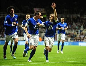 Newcastle United 1 v Everton 2 : St. James' Park : 02-01-2013 Collection: Leighton Baines's Stunning Goal: Everton's Victory Over Newcastle United (BPL, 02-01-2013)