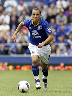 Framed Print : Leon Osman in Action: Everton vs Aston Villa, Barclays Premier League, Goodison Park (September 10, 2011) Framed Print : Leon Osman in Action: Everton vs Aston Villa, Barclays Premier League, Goodison Park (September 10, 2011)