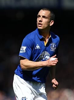 Images Dated 13th May 2012: Leon Osman in Action: Everton vs Newcastle United (May 13, 2012, Barclays Premier League)