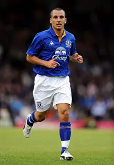 Framed Print : Leon Osman in Action: Everton's Pre-Season Clash against Bury at Gigg Lane (July 2011) Framed Print : Leon Osman in Action: Everton's Pre-Season Clash against Bury at Gigg Lane (July 2011)