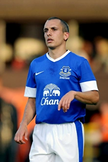 Framed Print : Leon Osman Leads Everton in Pre-Season Clash at Tannadice Park Against Dundee United Framed Print : Leon Osman Leads Everton in Pre-Season Clash at Tannadice Park Against Dundee United