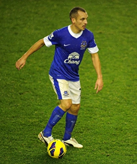 Everton 1 V Norwich City 1 : Goodison Park : 24-11-2012 Prints: Leon Osman Shines in Draw: Everton vs Norwich City at Goodison Park (24-11-2012)