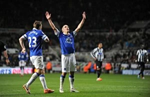 Images Dated 25th March 2014: Leon Osman's Triple: Everton's Dominant 3-0 Win Over Newcastle United (St)