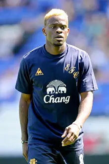 Pre-Season Friendly Prints: Louis Saha in Action: Everton vs Birmingham City (30 July 2011)