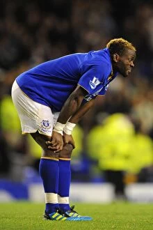Images Dated 26th October 2011: Louis Saha's Stunner: Everton vs Chelsea, Carling Cup Fourth Round, Goodison Park (26 October 2011)