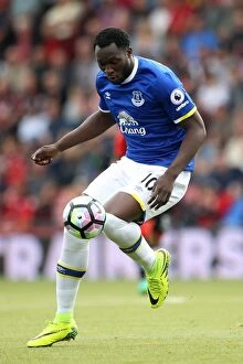 Images Dated 24th September 2016: Lukaku in Action: Everton vs. AFC Bournemouth at Vitality Stadium, Premier League - PA Wire