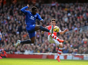 Framed Print : Lukaku vs. Gabriel: Intense Tackle in Arsenal vs. Everton Premier League Clash (2015) Framed Print : Lukaku vs. Gabriel: Intense Tackle in Arsenal vs. Everton Premier League Clash (2015)