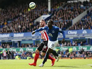 Everton V Sunderland - Goodison Park Prints: Lukaku vs. Wickham: A Premier League Showdown at Goodison Park - Everton vs. Sunderland