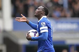Images Dated 3rd May 2014: Lukaku's Brace: Everton vs Manchester City (03-05-2014) - A Bittersweet Moment as Everton Fall Short