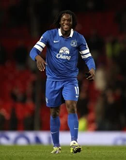 Manchester United 0 v Everton 1 : Old Trafford : 04-12-2013 Collection: Lukaku's Glory: Everton's Historic 4-1 Win Over Manchester United (12-4-2013)