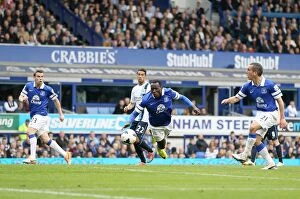 Everton 2 v Manchester City 3 : Goodison Park : 03-05-2014 Collection: Lukaku's Strike: Everton's Momentary Equalizer Against Manchester City (BPL, 2014)