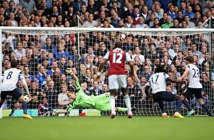Images Dated 21st September 2013: Lukaku's Winning Strike: Everton's Triumph Over West Ham United in Premier League Clash