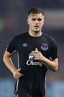 Images Dated 23rd September 2014: Luke Garbutt in Action: Everton vs Swansea City - Capital One Cup Third Round, Liberty Stadium