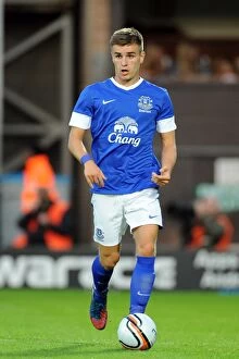 Images Dated 19th July 2012: Luke Garbutt in Action: Everton's Pre-Season Friendly at Tannadice Park Against Dundee United