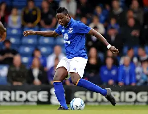 Magaye Gueye in Action: Everton FC's Pre-Season Thriller vs Bury at Gigg Lane (15 July 2011)
